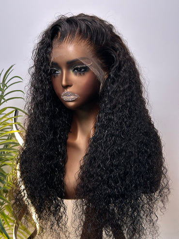 Burmese Curls Top Quality Frontal / Closure wig