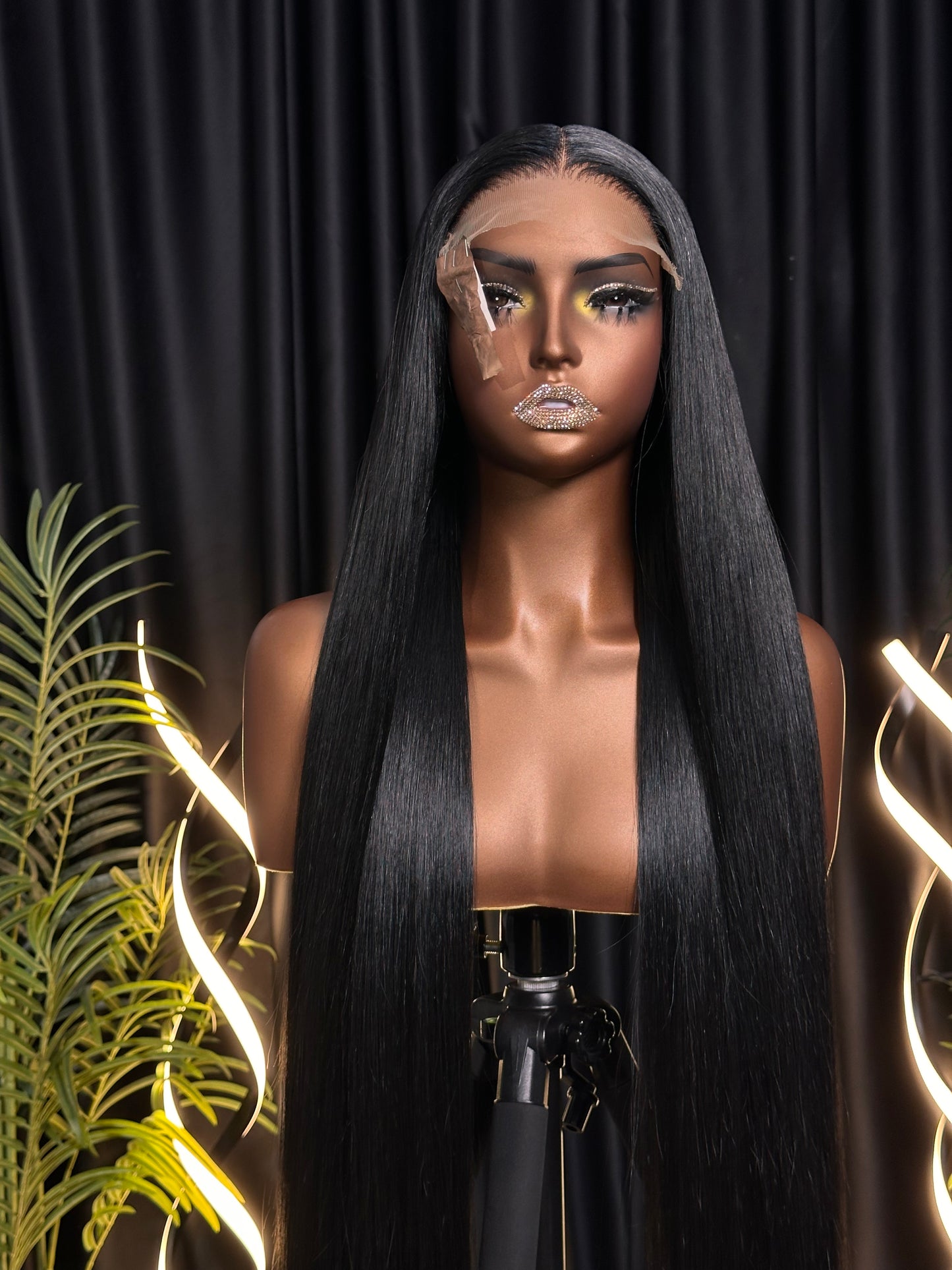 Premium Straight Raw Wig (Jet Black)