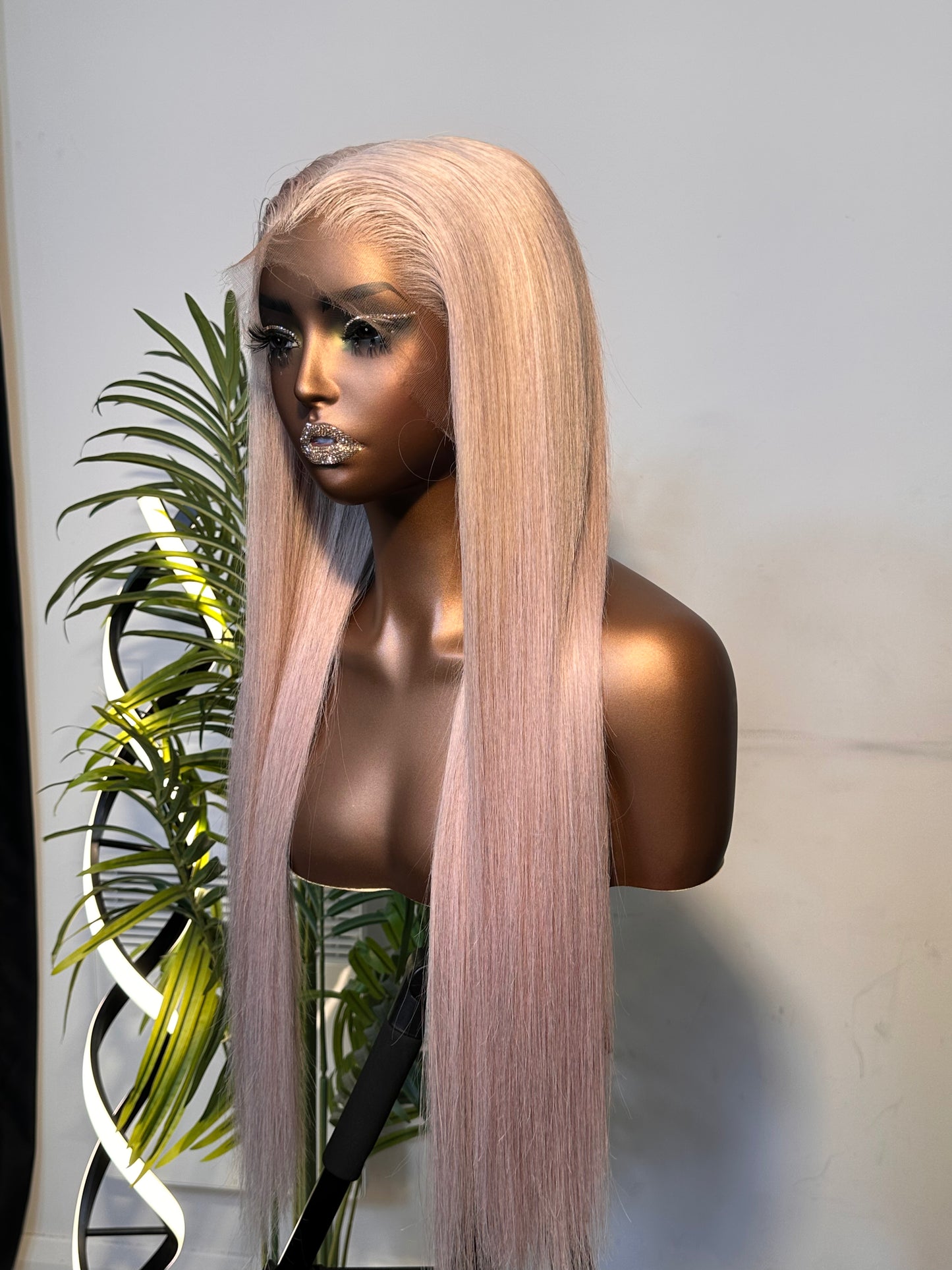 Straight Top Quality Frontal / Closure Ash Blonde