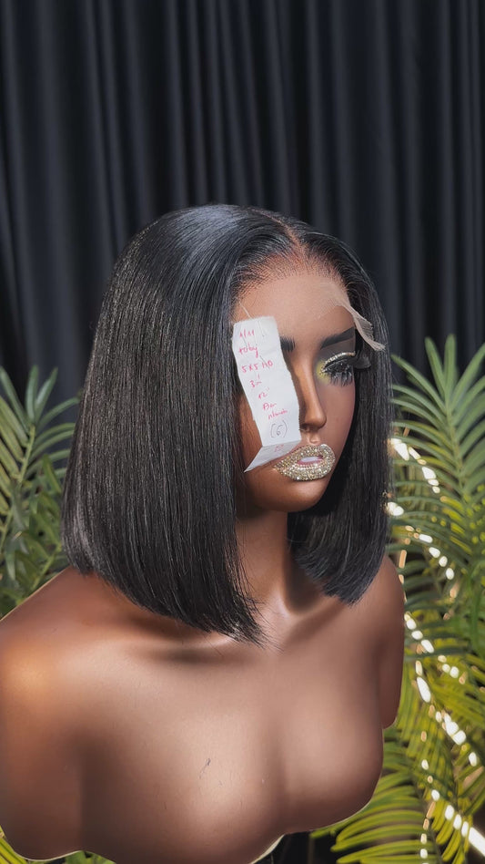 Straight Raw Donor Closure Wig