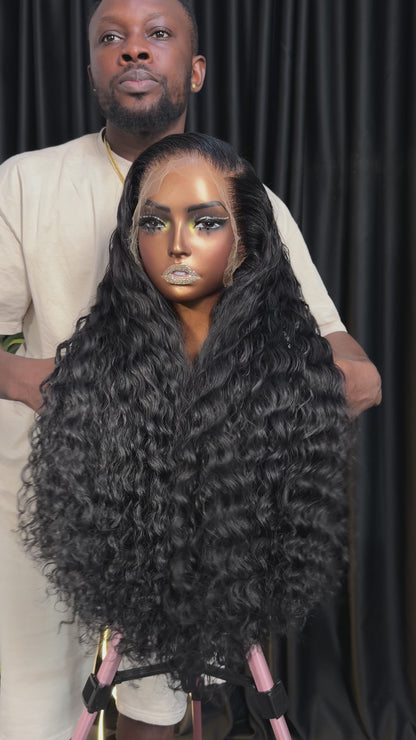 Premium Raw Deep Wave (Jet Black )