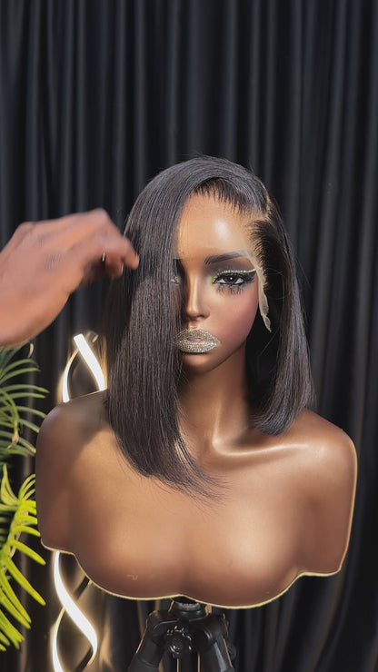 Premium Raw Straight Bob wig