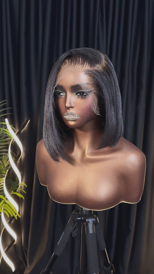 Premium Raw Straight Bob wig