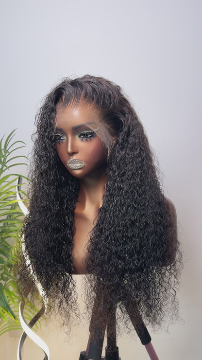 Burmese Curls Top Quality Frontal / Closure wig