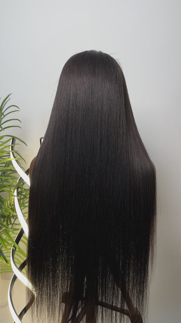 Straight Top Quality Frontal / Closure Natural Black